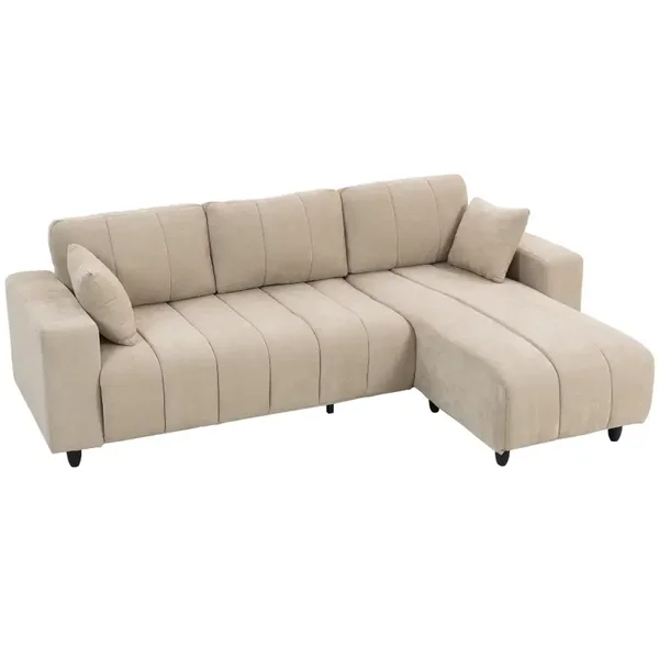 Hoekbank beige