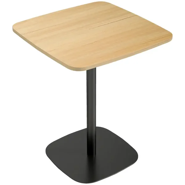 Vierkante eettafel zwart