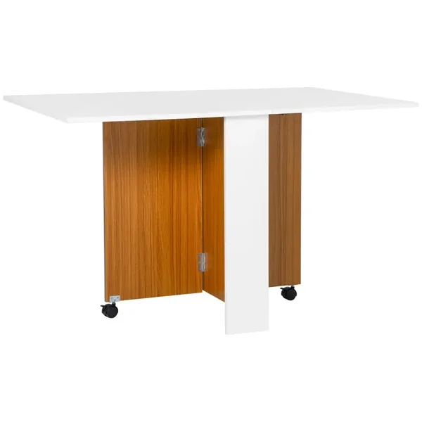 Uitschuifbare eettafel wit