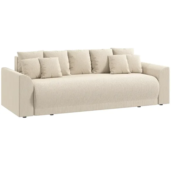 3-zits slaapbank beige