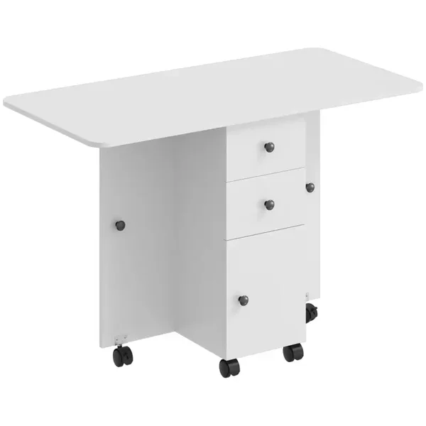 Opklapbare eettafel wit