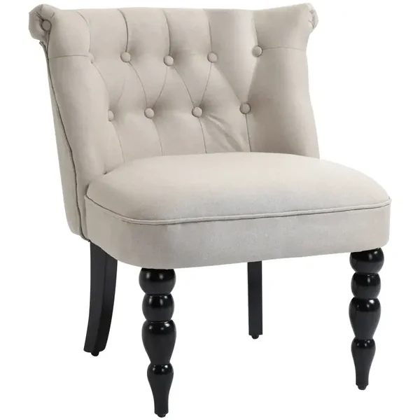 Vintage fauteuil beige