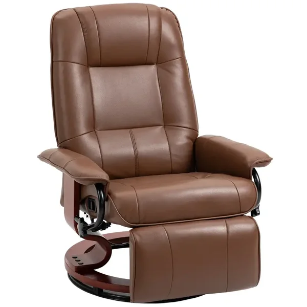 Draaibare relaxstoel bruin