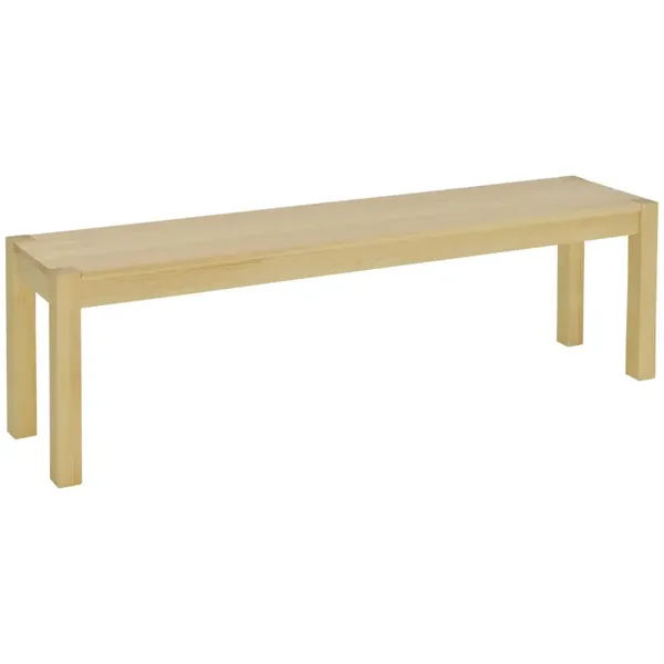 Houten bank naturel