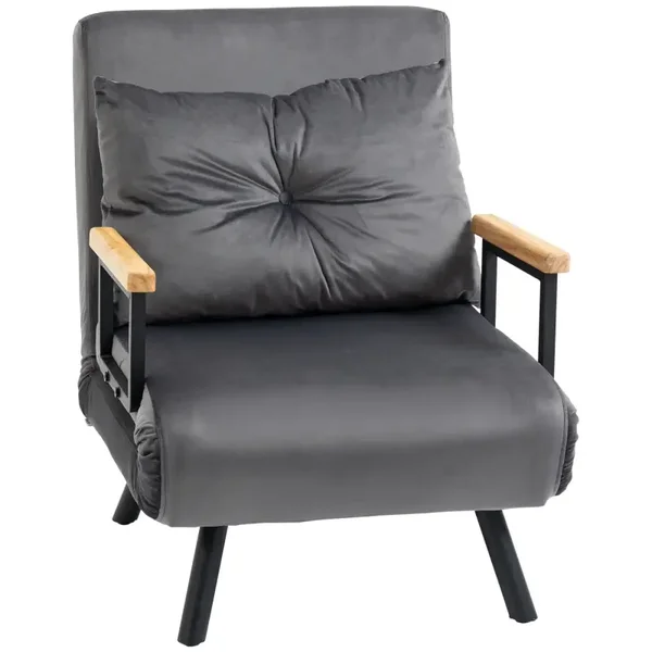 Loungestoel zwart