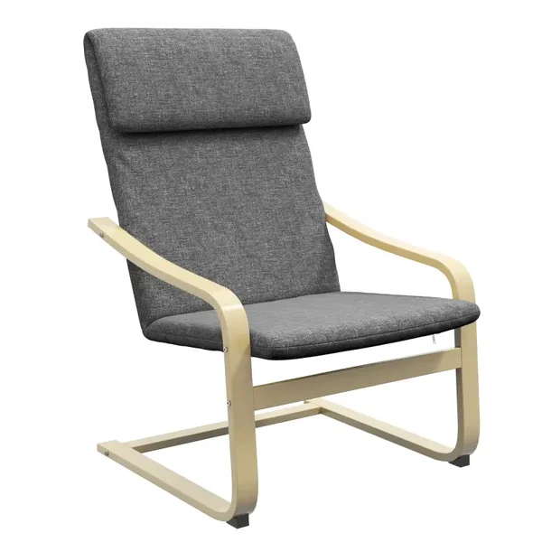 Verstelbare fauteuil grijs