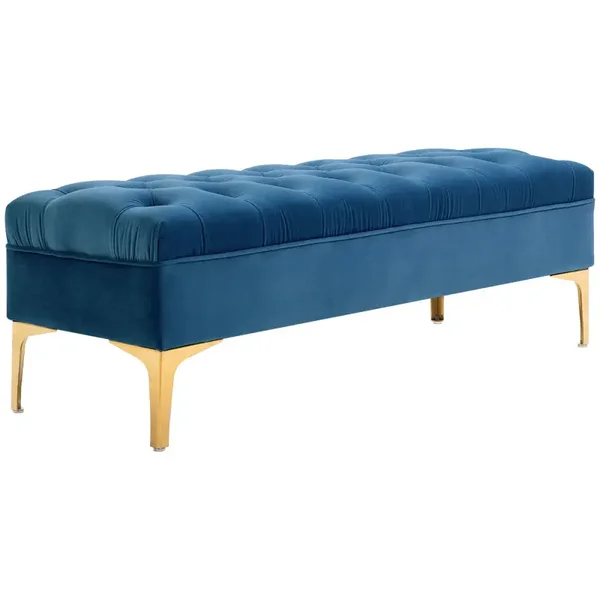 Schoenenbank blauw