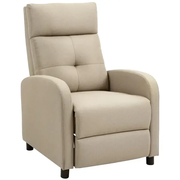 Relaxstoel beige