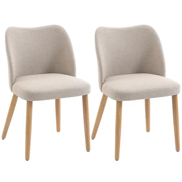 Linnen eetkamerstoelen