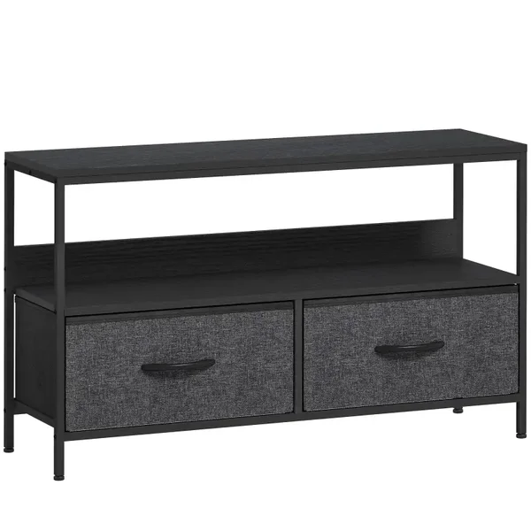 TV-lowboard zwart