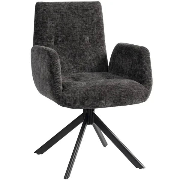 Draaibare fauteuil zwart