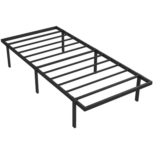 Metalen bedframe opbergruimte