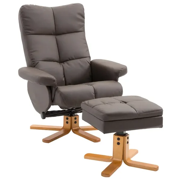 Draaibare relaxstoel bruin