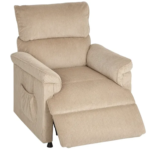 Elektrische massagestoel bruin