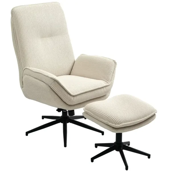Draaifauteuil beige