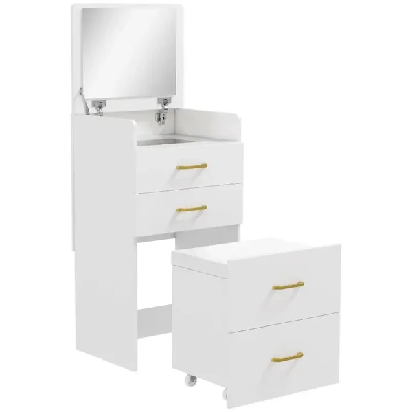 Kaptafel 3-in-1 wit