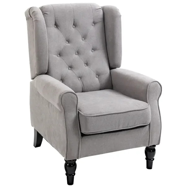 Vleugelfauteuil grijs