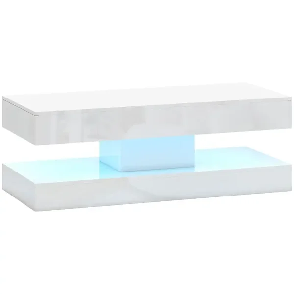LED-salontafel wit