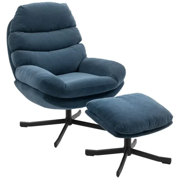 Loungestoel blauw