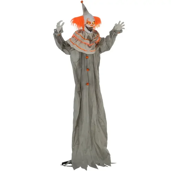 Halloweenclown oranje