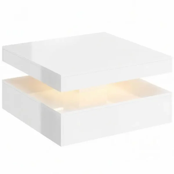 LED-salontafel wit