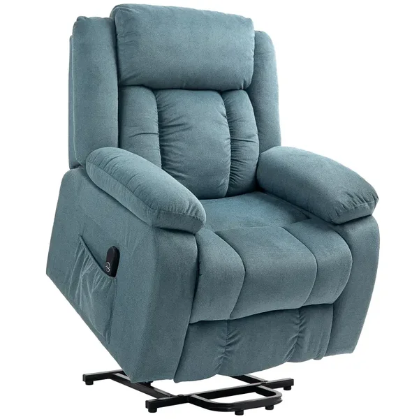 Sta-opstoel blauw