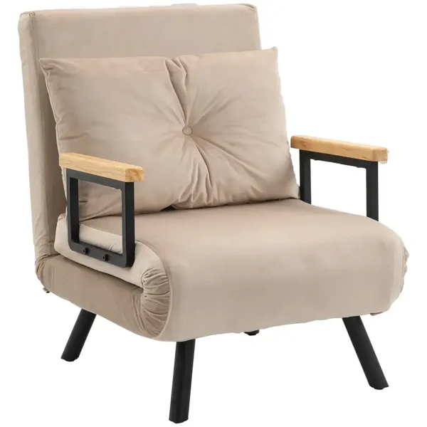 Loungestoel zwart