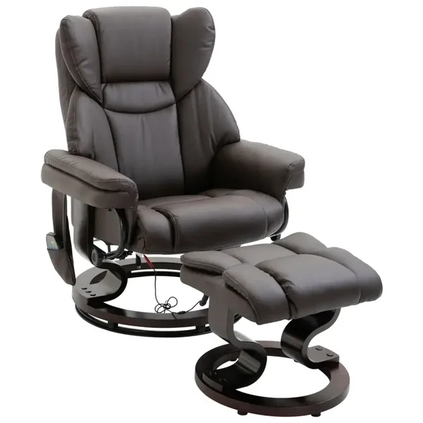Massage-relaxstoel bruin