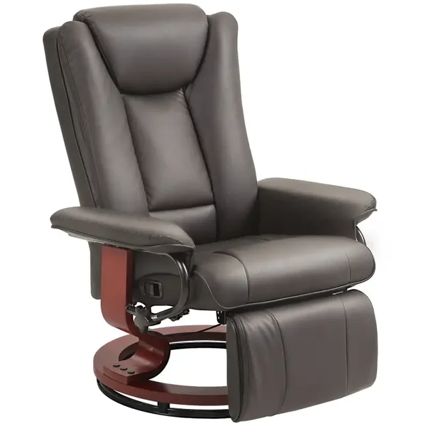 Draaibare relaxstoel bruin