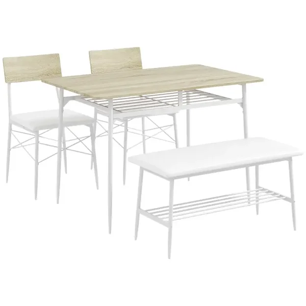 Eettafelset stoelen bank