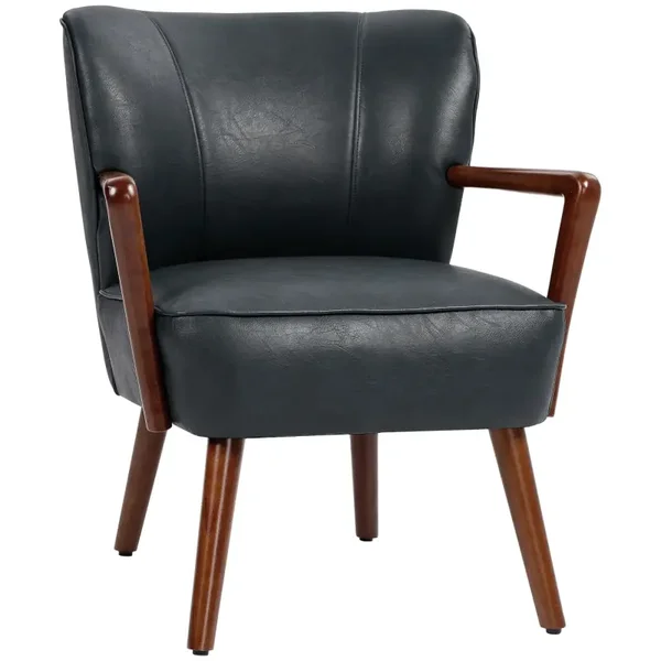 Accentfauteuil zwart