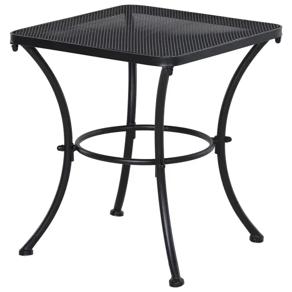 Tuinsalontafel zwart