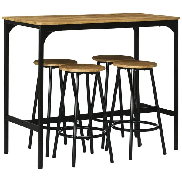 Bartafelset zwart