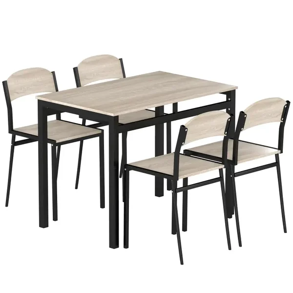 Eetset zwart