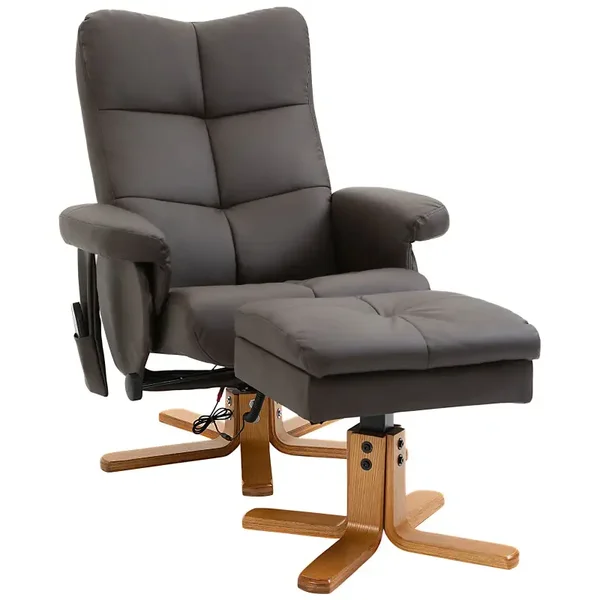 Massage-relaxstoel bruin