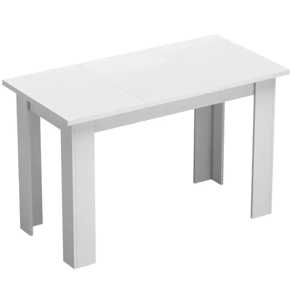 Eettafel opbergruimte wit