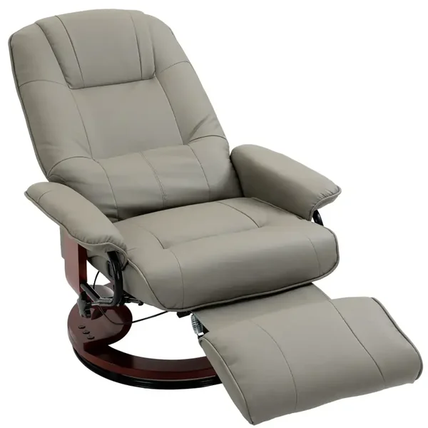 Draaibare relaxfauteuil grijs