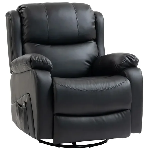 Massage-relaxfauteuil zwart