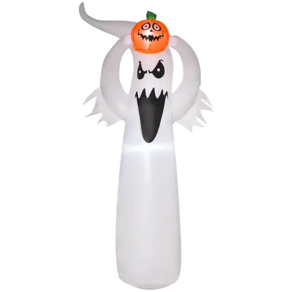 Opblaasbaar spook wit