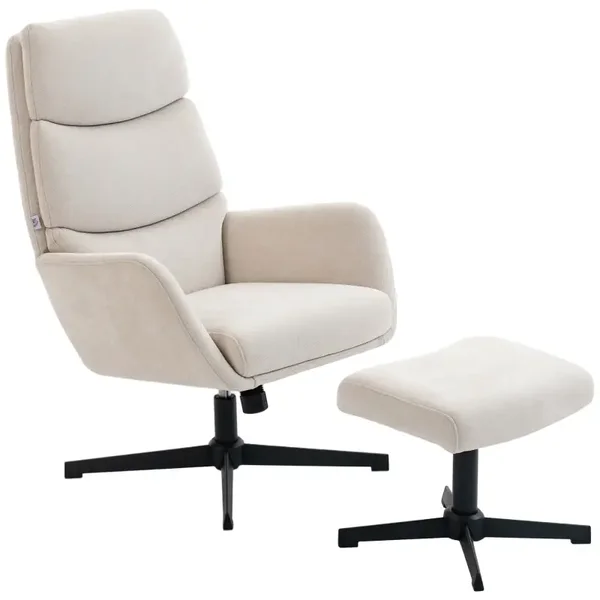 Loungestoel beige