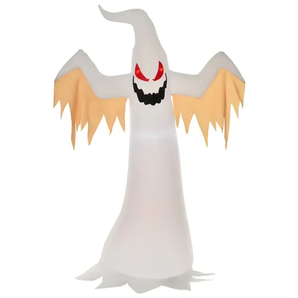 Opblaasbaar spook wit