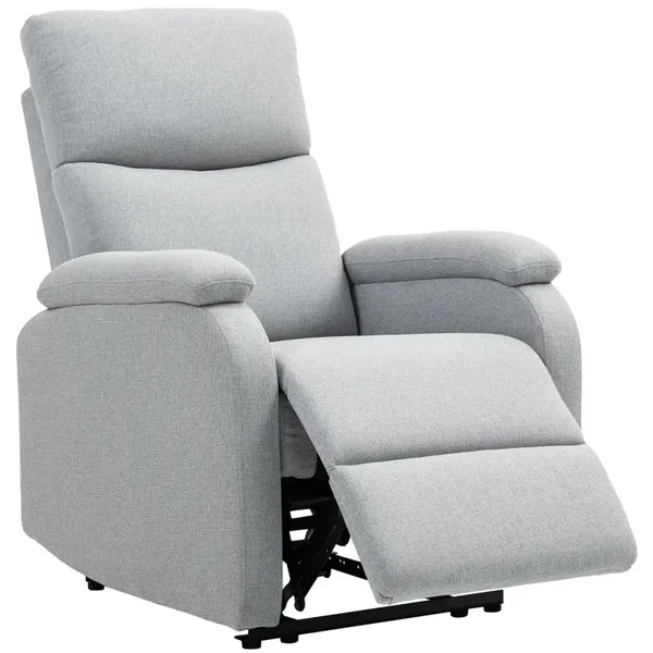 Verstelbare relaxfauteuil grijs