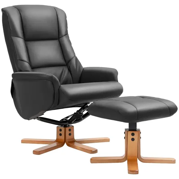 Relaxstoel zwart