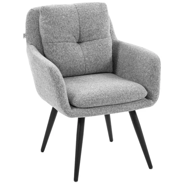 Accentfauteuil lichtgrijs