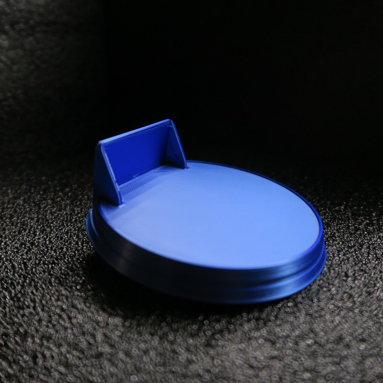 - SATIN BLUE -  Wall Display Round