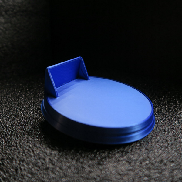 - SATIN BLUE -  Wall Display Round