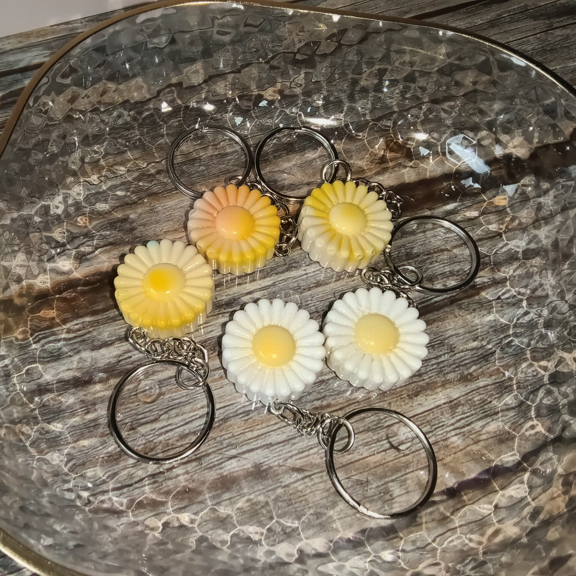 Gänseblümchen Schlüsselanhänger