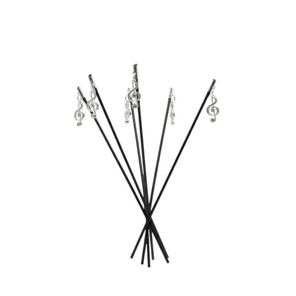 Music set 7 stokjes zilver