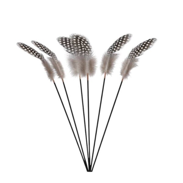 Feather beige set 7 stokjes