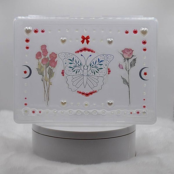 Butterfly Roses Medium Adult Pacifier Box
